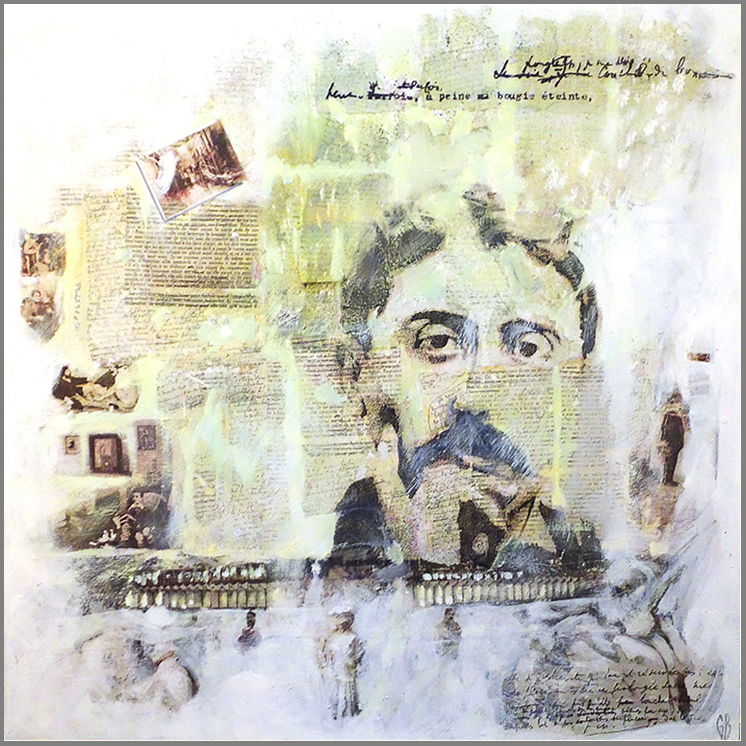 Marcel Proust peinture sur toile